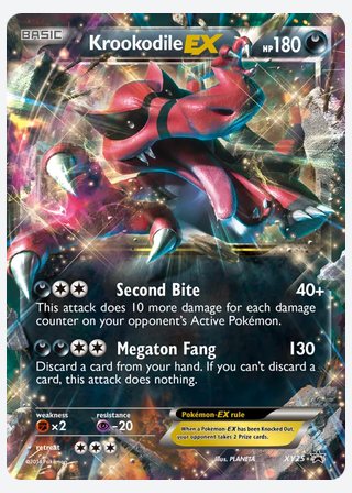 Krookodile EX — catalogusbeeld