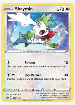 Shaymin — catalogusbeeld