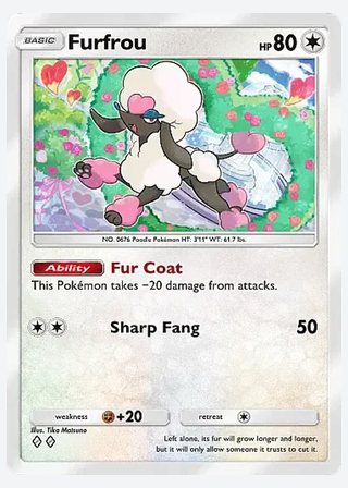 Furfrou — catalogusbeeld