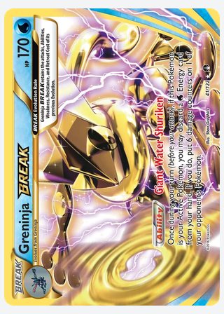 Greninja BREAK — catalogusbeeld
