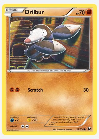 Drilbur — catalogusbeeld
