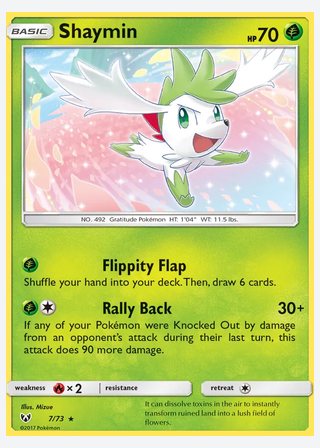 Shaymin — catalogusbeeld