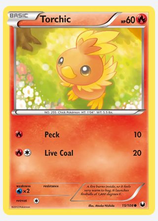 Torchic — catalogusbeeld