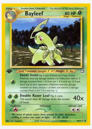Bayleef — catalogusbeeld