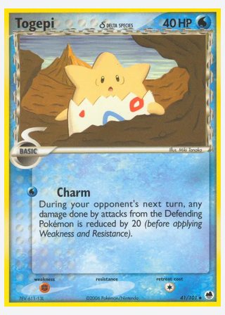 Togepi δ — catalogusbeeld