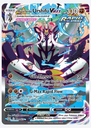 Rapid Strike Urshifu VMAX — catalogusbeeld