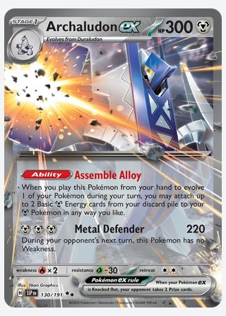 Archaludon ex — catalogusbeeld