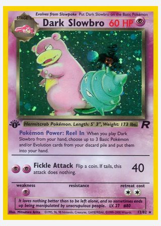 Dark Slowbro — catalogusbeeld