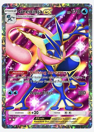 Greninja ex — catalogusbeeld