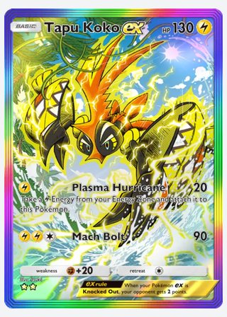 Tapu Koko ex — catalogusbeeld