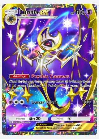 Lunala ex — catalogusbeeld