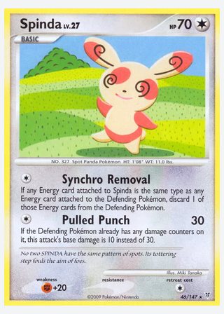 Spinda — catalogusbeeld