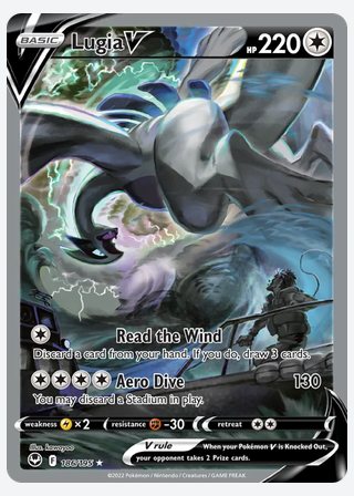Lugia V — catalogusbeeld