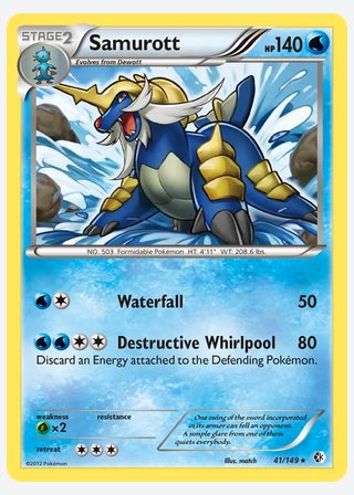 Samurott — catalogusbeeld
