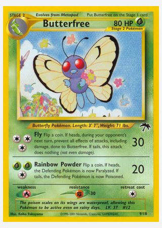 Butterfree — catalogusbeeld