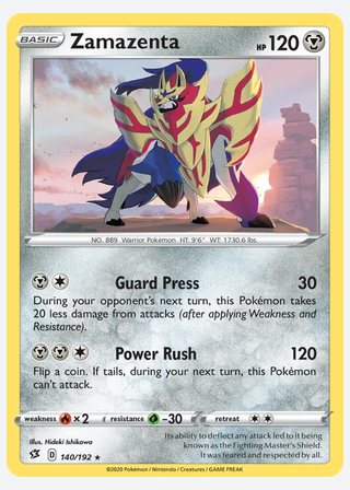 Zamazenta — catalogusbeeld