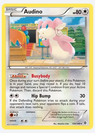 Audino — catalogusbeeld