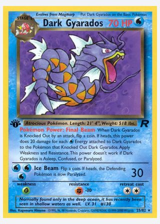 Dark Gyarados — catalogusbeeld