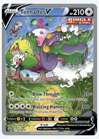 Tornadus V — catalogusbeeld