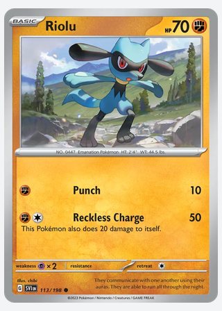 Riolu — catalogusbeeld