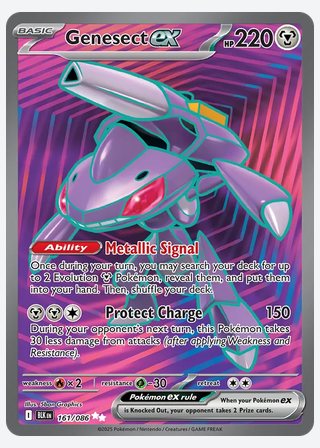 Genesect ex — catalogusbeeld