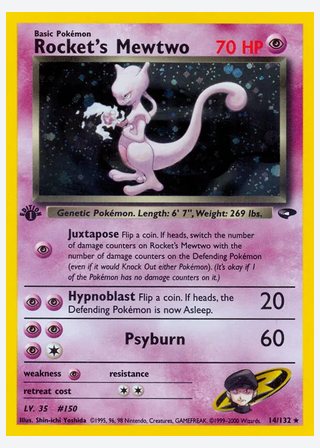 Rocket's Mewtwo — catalogusbeeld