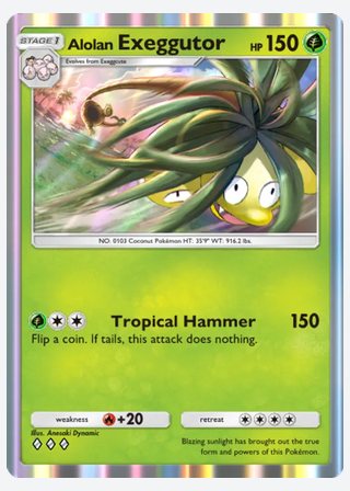 Alolan Exeggutor — catalogusbeeld