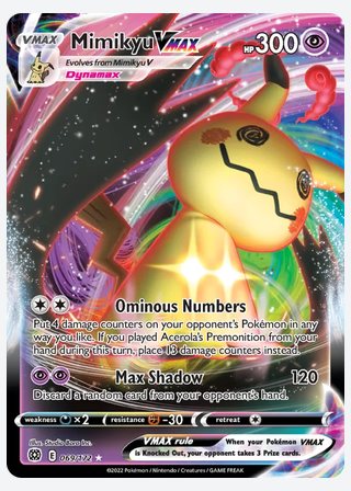 Mimikyu VMAX — catalogusbeeld