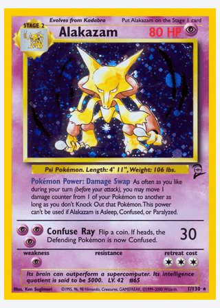 Alakazam — catalogusbeeld