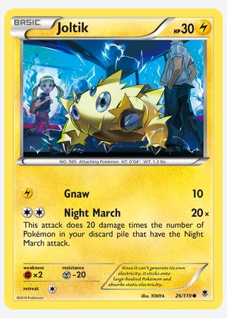 Joltik — catalogusbeeld