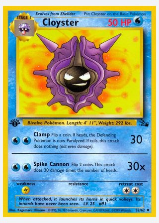 Cloyster — catalogusbeeld