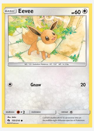 Eevee — catalogusbeeld