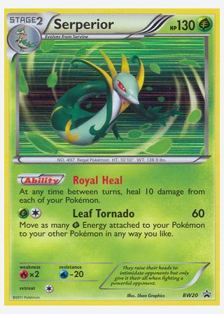 Serperior — catalogusbeeld