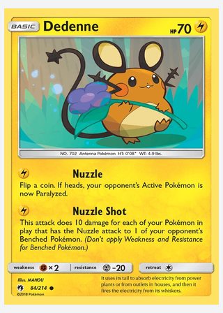 Dedenne — catalogusbeeld