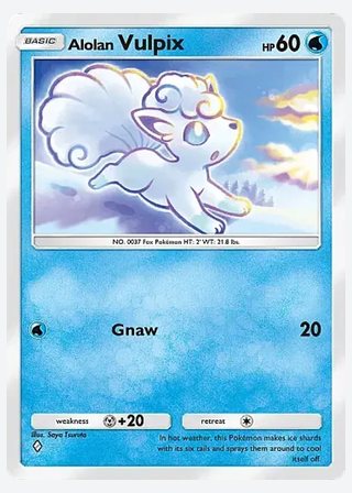 Alolan Vulpix — catalogusbeeld