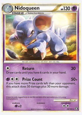 Nidoqueen — catalogusbeeld