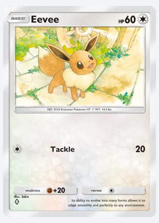 Eevee — catalogusbeeld