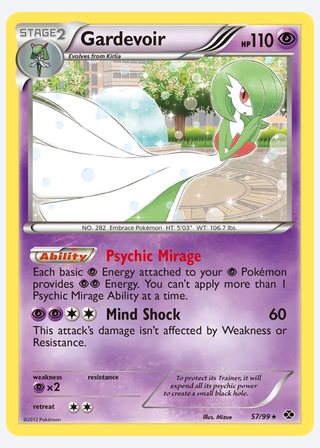 Gardevoir — catalogusbeeld