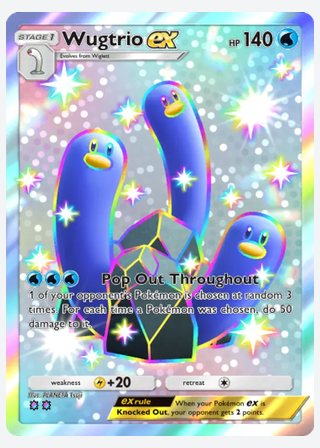 Wugtrio ex — catalogusbeeld