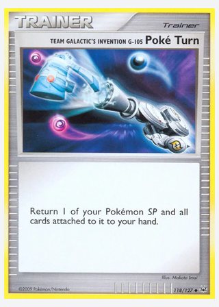 Team Galactic's Invention G-105 Poké Turn — catalogusbeeld