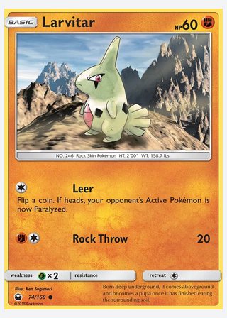Larvitar — catalogusbeeld