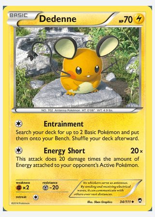 Dedenne — catalogusbeeld
