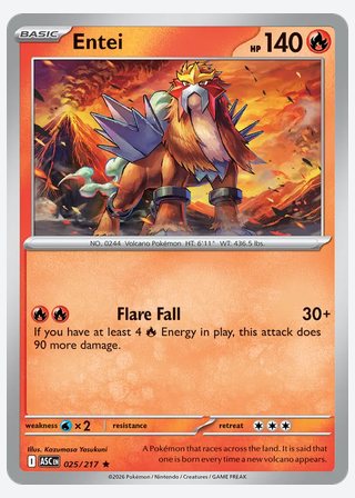Entei — catalogusbeeld