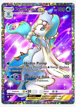 Primarina ex — catalogusbeeld