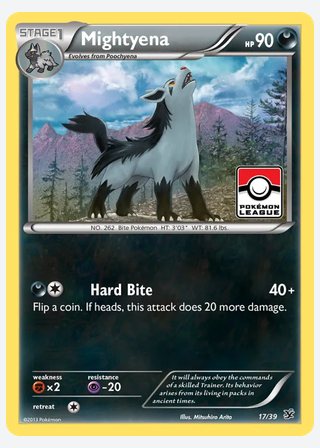 Mightyena — catalogusbeeld