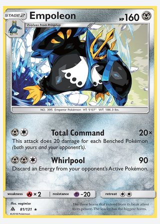 Empoleon — catalogusbeeld