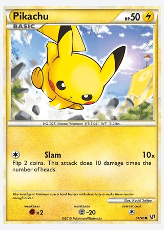 Pikachu — catalogusbeeld