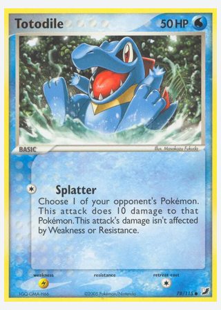 Totodile — catalogusbeeld
