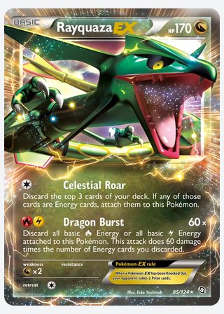 Rayquaza-EX — catalogusbeeld
