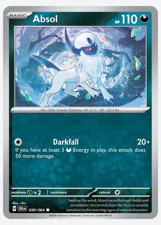 Absol — catalogusbeeld
